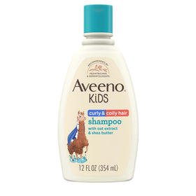 Aveeno Baby Kids Curly & Coily Hair Shampoo 12 fl oz front view