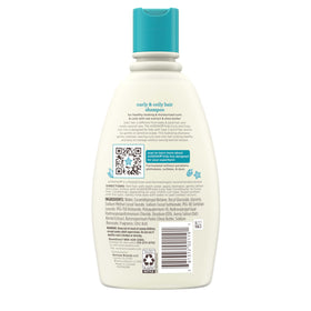 Aveeno Baby Kids Curly & Coily Hair Shampoo packaging details