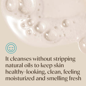 Aveeno Baby Kids Face & Body Wash with a child playing