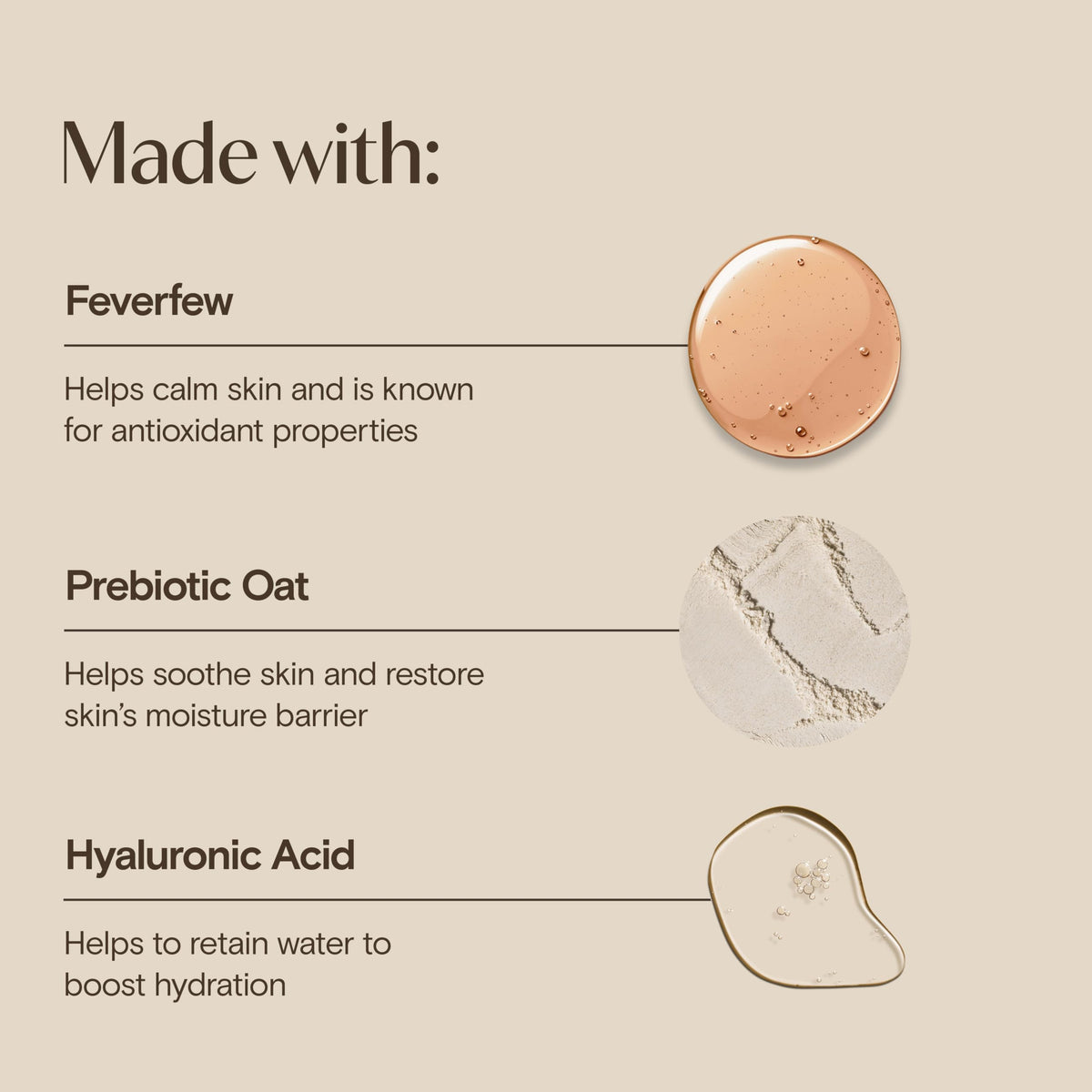 Aveeno Calm + Restore Foaming Cleanser lathering on hands