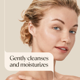 Aveeno Calm + Restore Foaming Cleanser texture close-up
