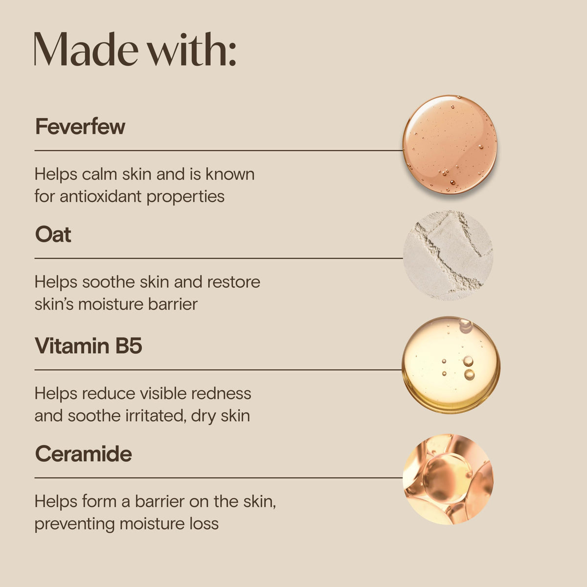 Aveeno Calm + Restore Redness Relief Cream with oat and feverfew ingredients