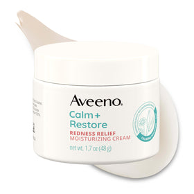 Aveeno Calm + Restore Redness Relief Moisturizing Cream 1.7 oz front view