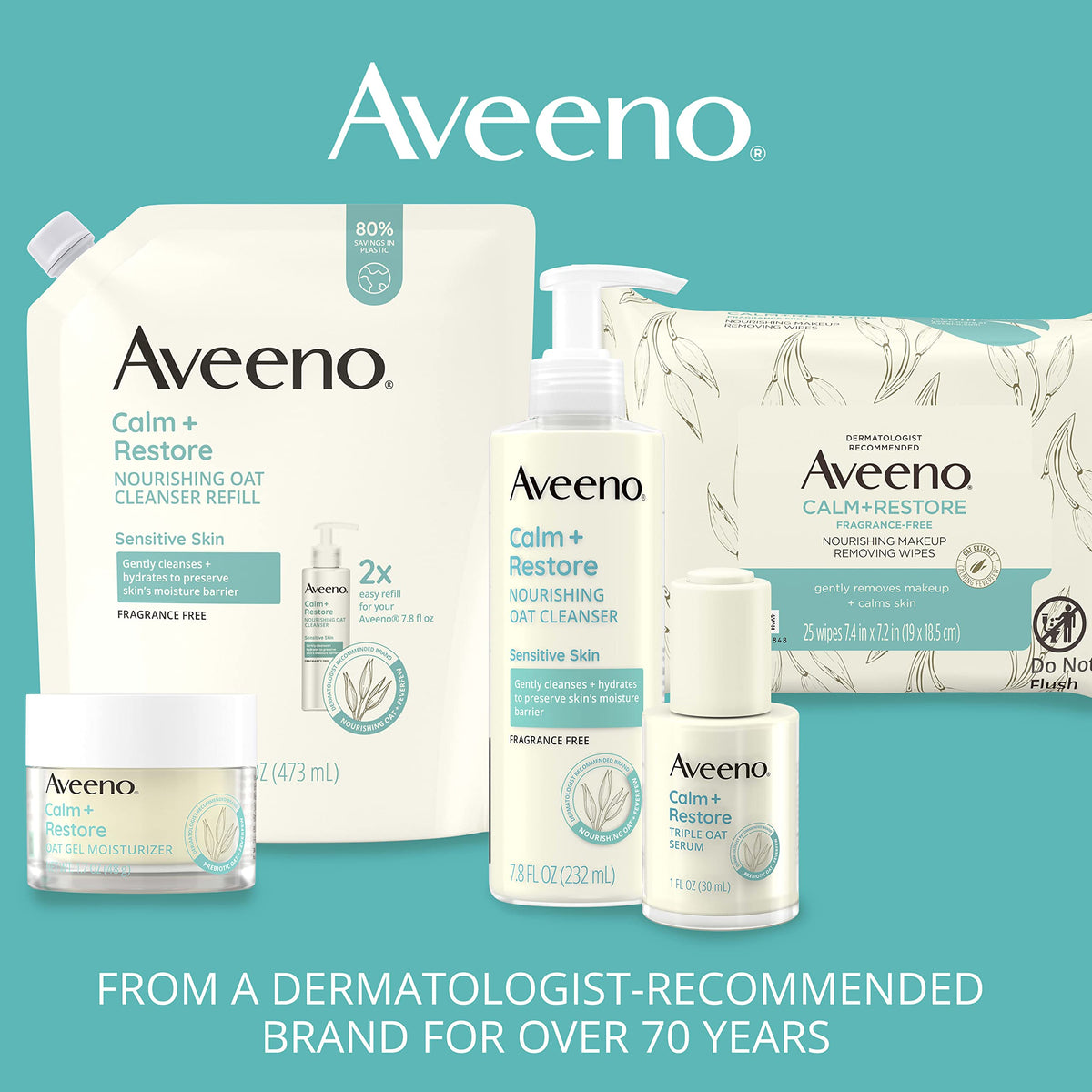 Aveeno Calm + Restore Skin Therapy Balm in lifestyle setting