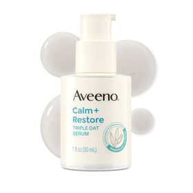 Aveeno Calm + Restore Triple Oat Face Serum 1 fl oz front view