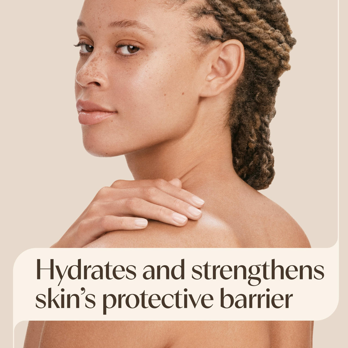 Aveeno Daily Moisturizing Body Lotion cap open showing texture