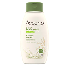 Aveeno Daily Moisturizing Body Wash 12 Fl Oz front view