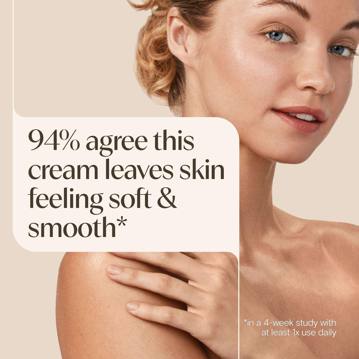 Aveeno Daily Moisturizing Cream application on skin