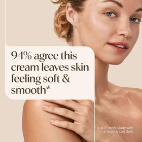 Aveeno Daily Moisturizing Cream application on skin