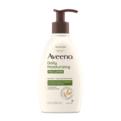 Aveeno Daily Moisturizing Face Lotion 12 fl oz front view