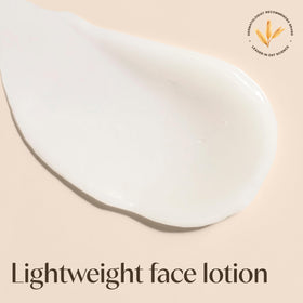 Aveeno Daily Moisturizing Face Lotion application on skin