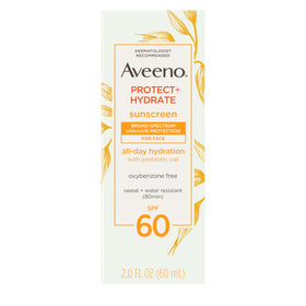 Aveeno Protect + Hydrate SPF 60 Face Sunscreen 2 fl oz front view