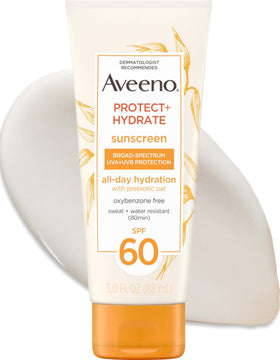 Aveeno Protect + Hydrate Sunscreen Lotion SPF 60 front view