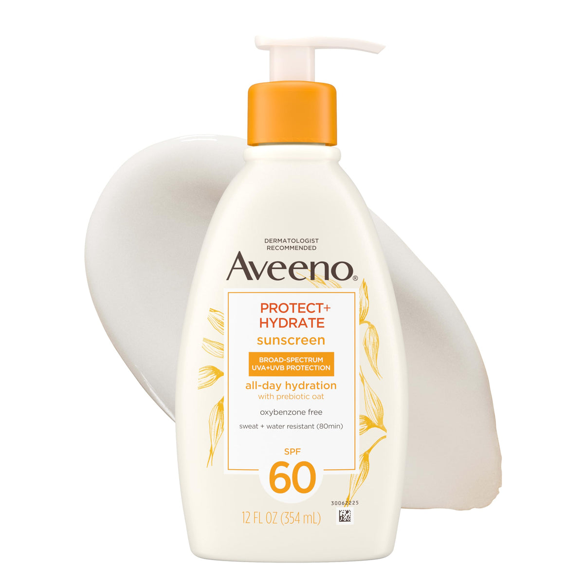 Aveeno Protect + Hydrate Sunscreen Lotion SPF 60 front view