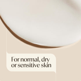 Aveeno Sheer Hydration Daily Moisturizing Lotion on a bathroom shelf