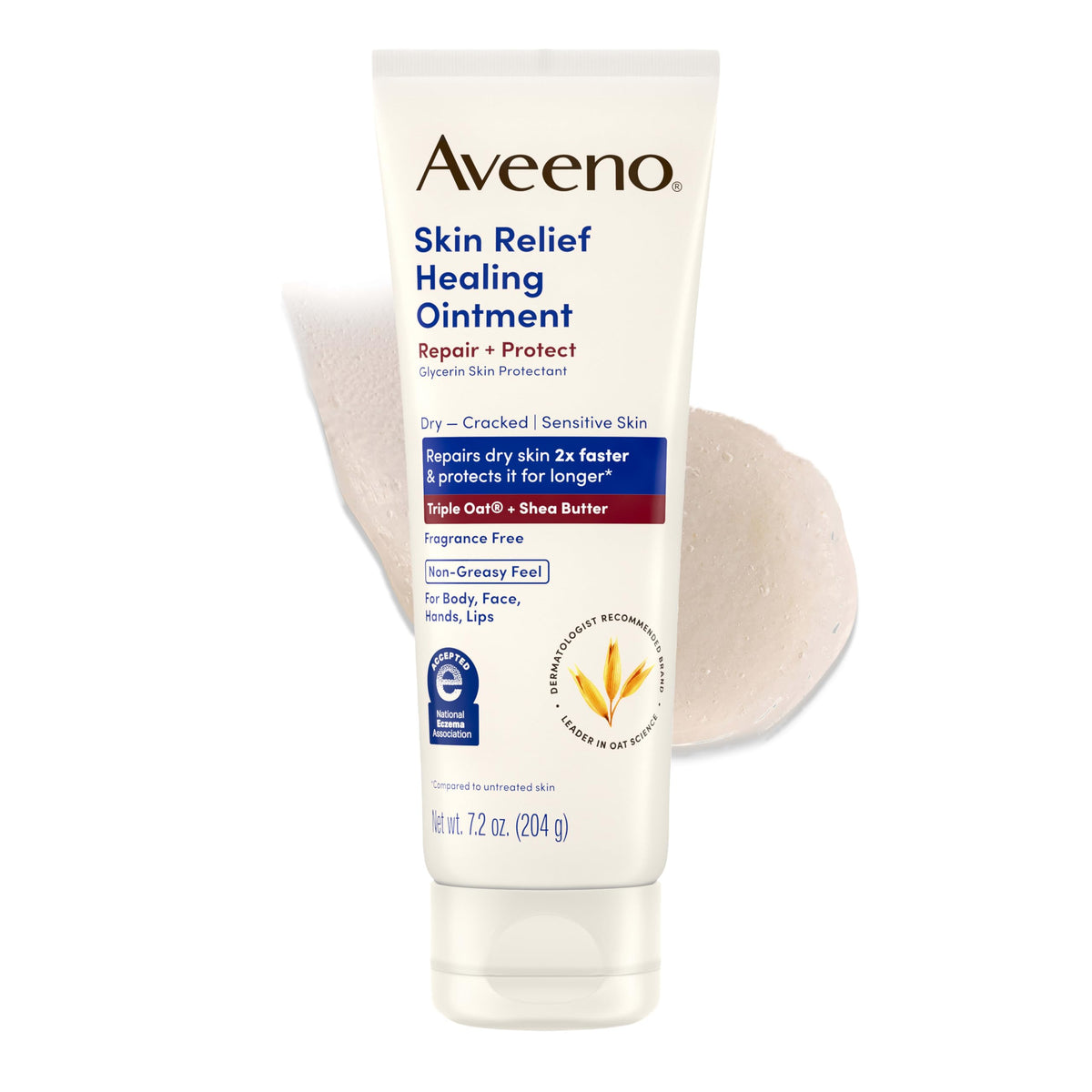 Aveeno Skin Relief Healing Ointment 7.2 oz front view