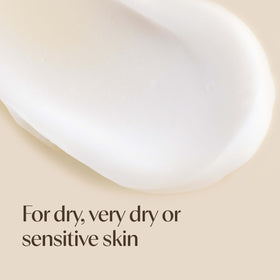 Aveeno Skin Relief Moisture Repair Body Cream on a bathroom shelf