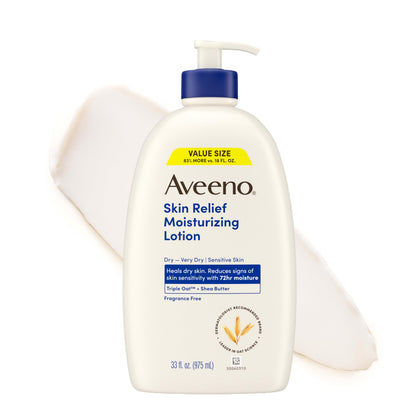 Aveeno Skin Relief Moisturizing Lotion 33 Fl Oz front view