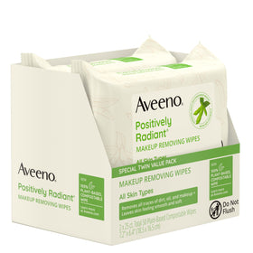Aveeno wipes with a natural background showcasing their gentle nature
