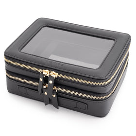 Aveniee Clear Makeup Bag front view with double layer design