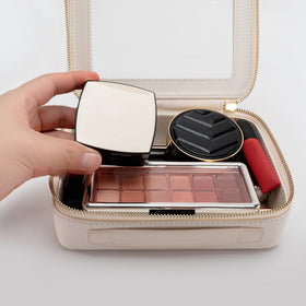 Aveniee Clear Makeup Bag Organizer Set with toiletries