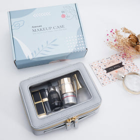 Aveniee Clear Makeup Bag Organizer with transparent panels