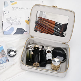 Aveniee Clear Makeup Bag packaging in a gift box