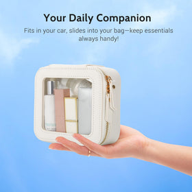 Aveniee Clear Makeup Bag Set packaged in a gift box