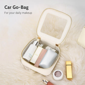 Aveniee Clear Makeup Bag Set with toiletries inside