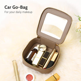 Aveniee clear makeup bags side view