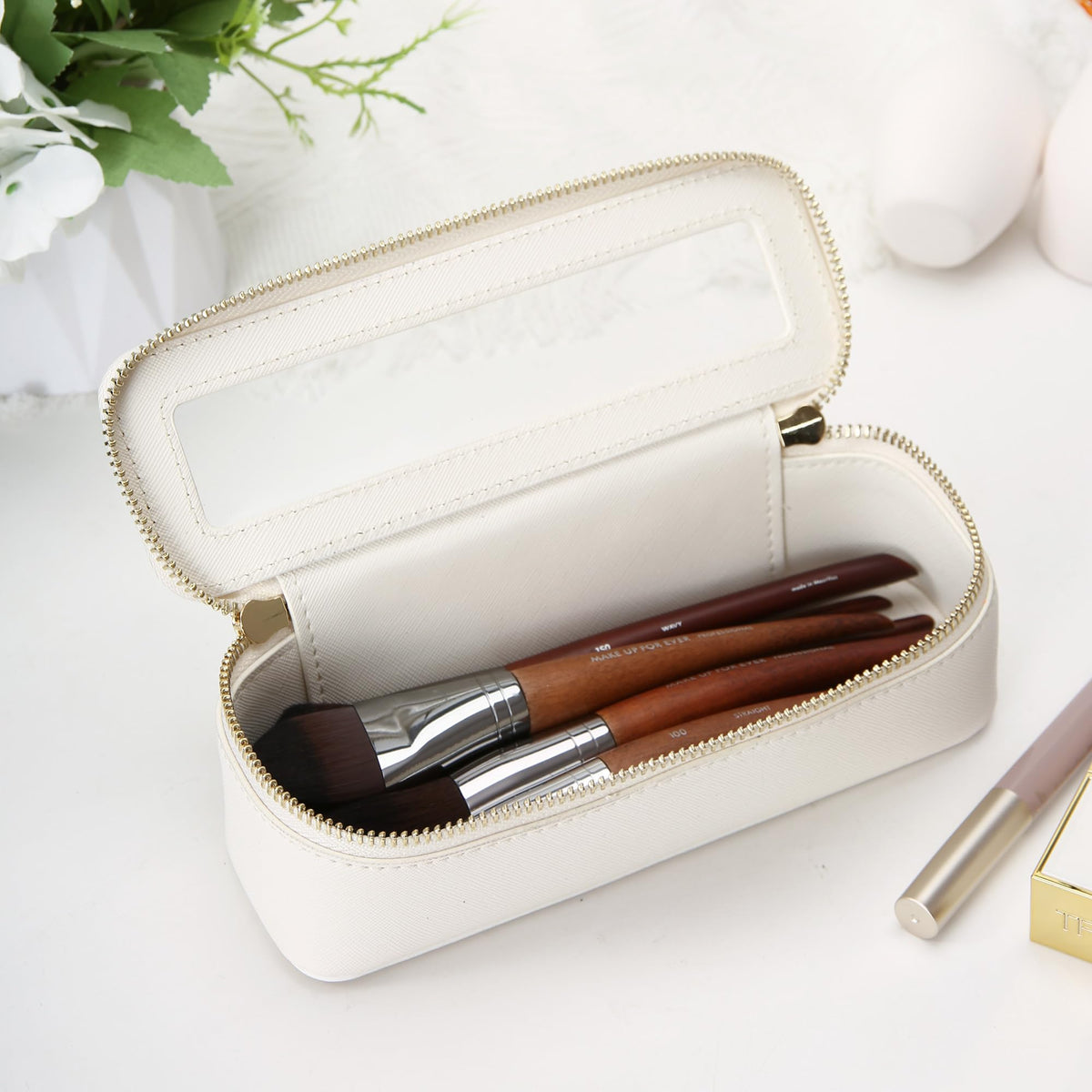 Aveniee Clear Makeup Brush Bag packaging in an attractive box
