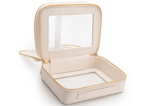 Aveniee Large Clear Makeup Bag in a stylish gift box