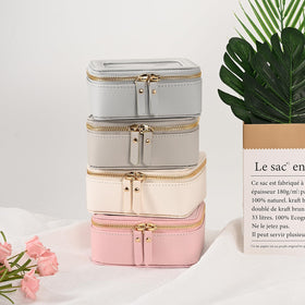 Aveniee Mini Clear Makeup Bag in car glove compartment