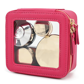 Aveniee Mini Clear Makeup Bag with polished hardware