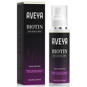 AVEYA Hair Growth Spray 60ml bottle front view