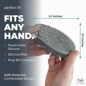 Avilana body scrubber in premium packaging ready for gifting