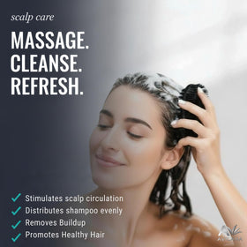 Avilana Scalp Massager Shampoo Brush hanging loop for drying