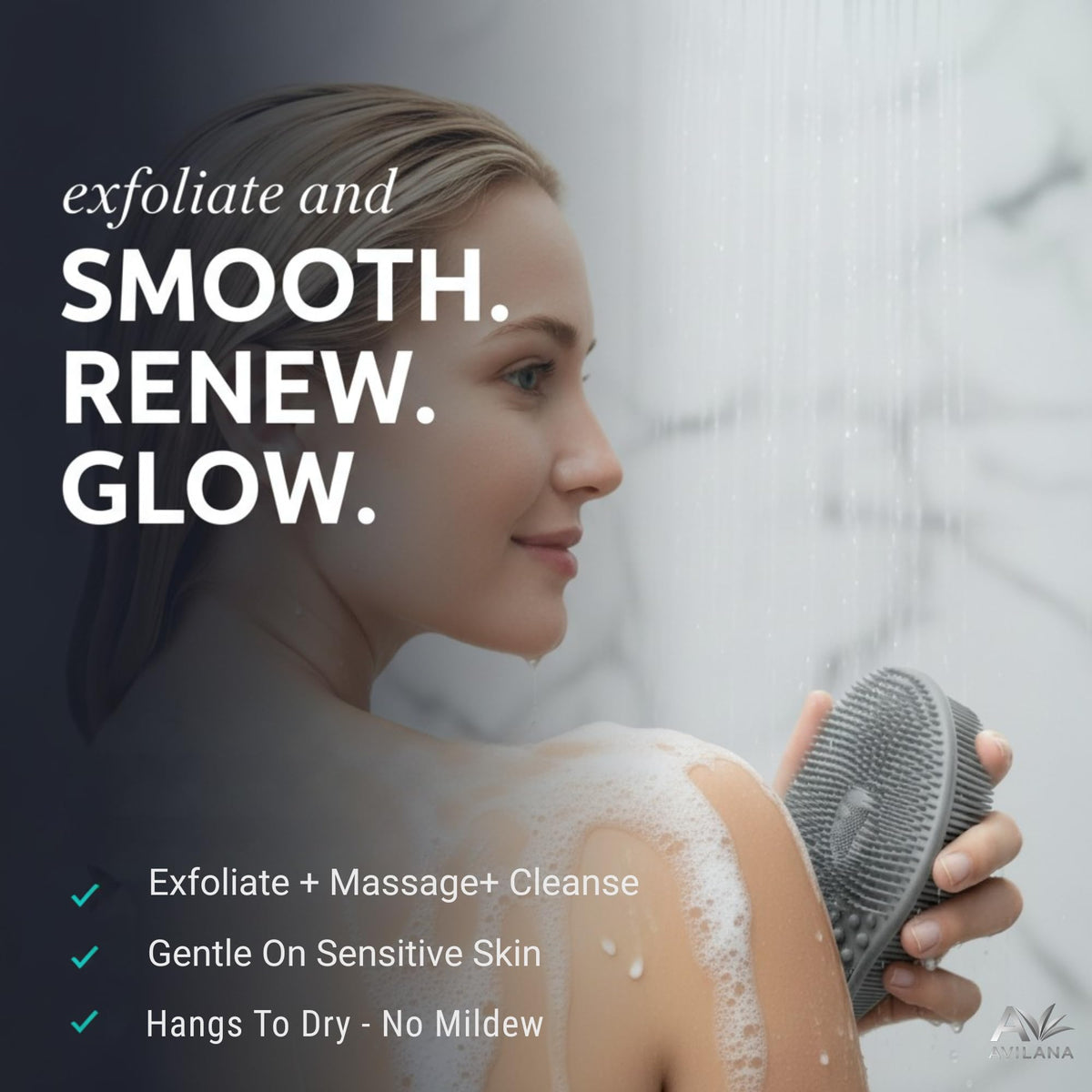 Avilana scrubber in premium packaging ready for gifting