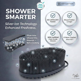 Avilana Silver Edition Body Scrubber massage side view