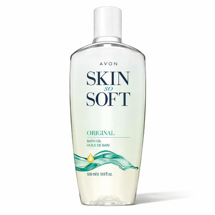 AVON Skin So Soft Original Bath Oil 16.9 oz front view