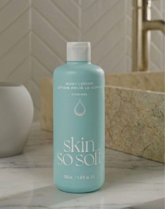 AVON Skin So Soft Original Body Lotion 11.8 oz back view
