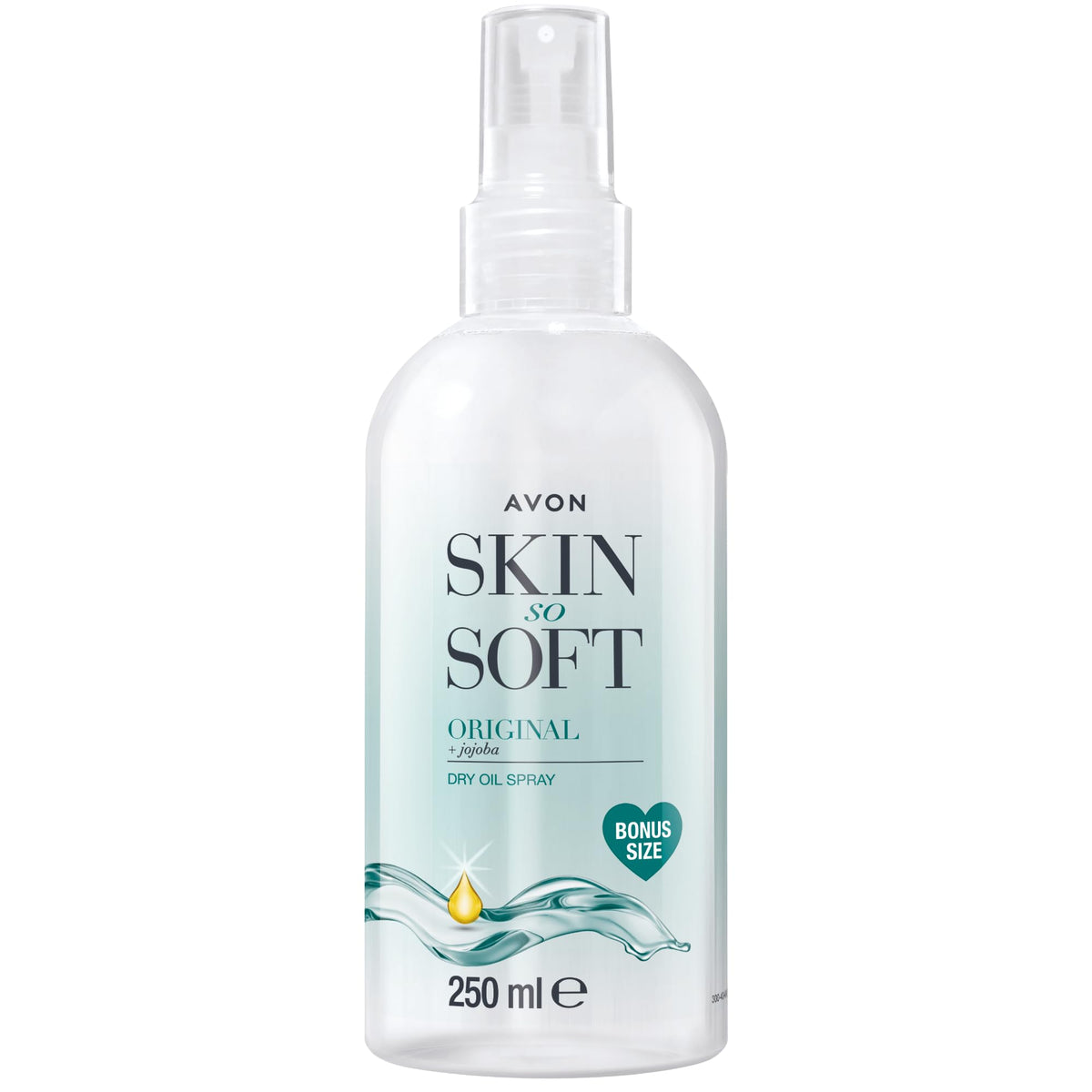 AVON Skin So Soft Original Dry Oil Spray 250 mL front view