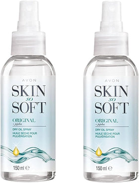 AVON SKIN SO SOFT Original Dry Oil Spray 5 Fl. oz front view