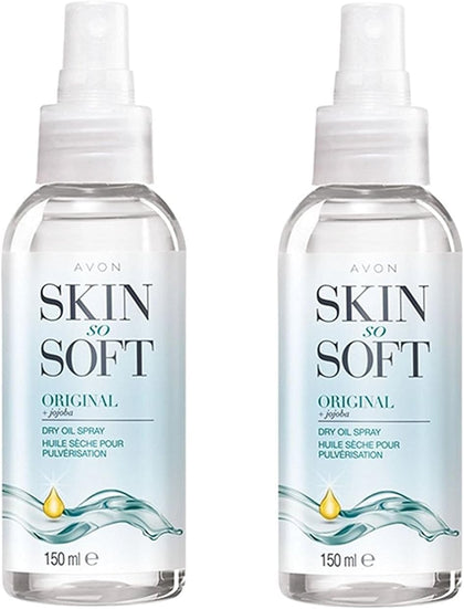 AVON SKIN SO SOFT Original Dry Oil Spray 5 Fl. oz front view