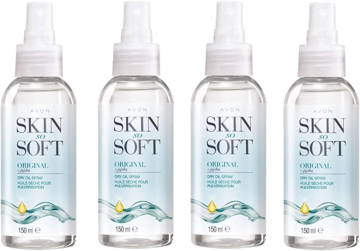 AVON SKIN SO SOFT Original Jojoba Oil Spray 150ml front view