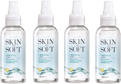AVON SKIN SO SOFT Original Jojoba Oil Spray 150ml front view
