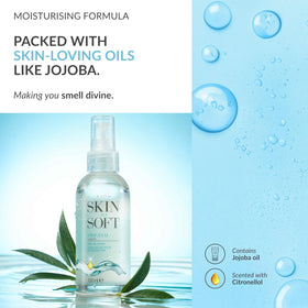 AVON Skin So Soft Original Jojoba Oil Spray 150ml in lifestyle setting