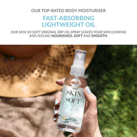 AVON Skin So Soft Original Jojoba Oil Spray 150ml packaging