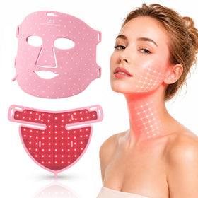 Avorla LED Light Mask front view with adjustable straps
