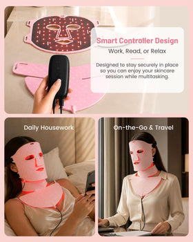 Avorla LED Light Mask in a beauty routine setting